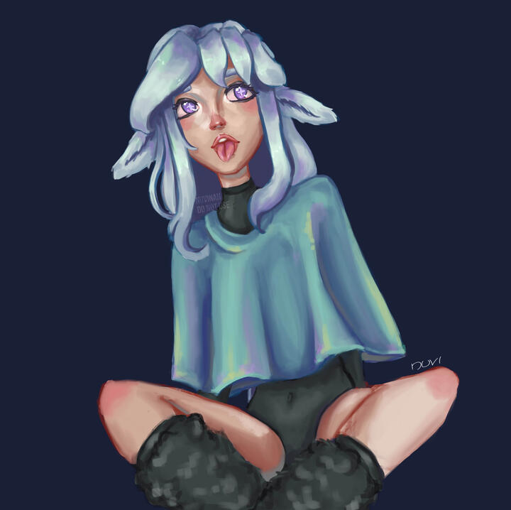 evgi_applesauce drawn by @nuvinah