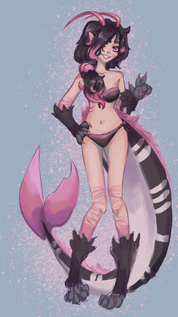 character belongs to @xNyavii drawn by @nuvinah